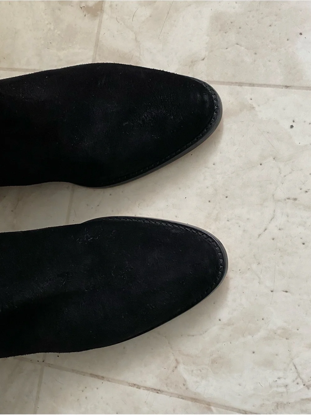 $950 NWOT Ulla Johnson Alps Black Over-the-Knee Suede Riding Tall Boots Size 9.5
